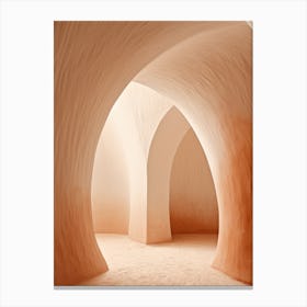 Arches In The Desert Canvas Print