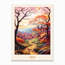 Gr10 France Hike Poster Canvas Print