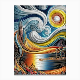 Starry Night 10 Canvas Print