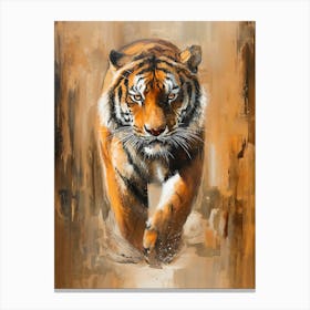 Tiger Running Canvas Print