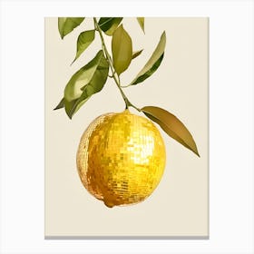 Gold - Orange Canvas Print