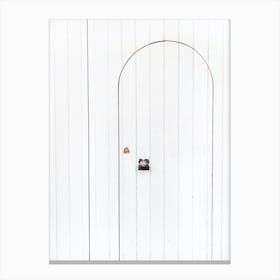 White Door Canvas Print