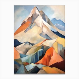 Mount Blackburn Usa 1 Mountain Painting Canvas Print