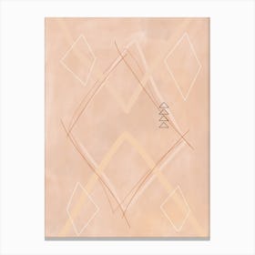 Abstract Moroccan Poster No.4 Canvas Print