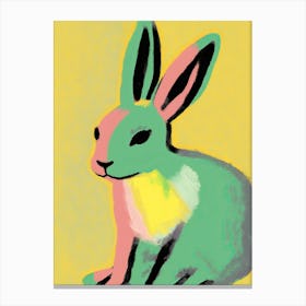 Colorful Bunny Canvas Print