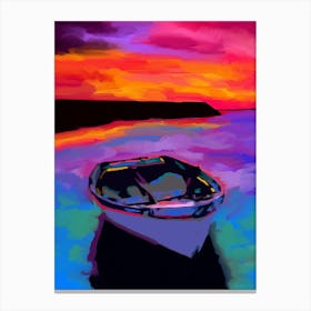 Boat Contemporary Canvas Print