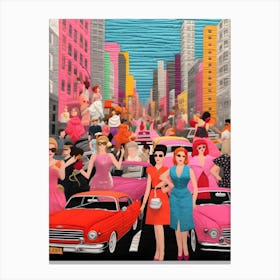 Nyc Street Scene Canvas Print