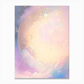 Celestial Gouache Space Canvas Print
