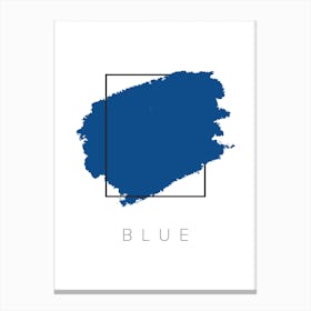 Blue Color Box Canvas Print