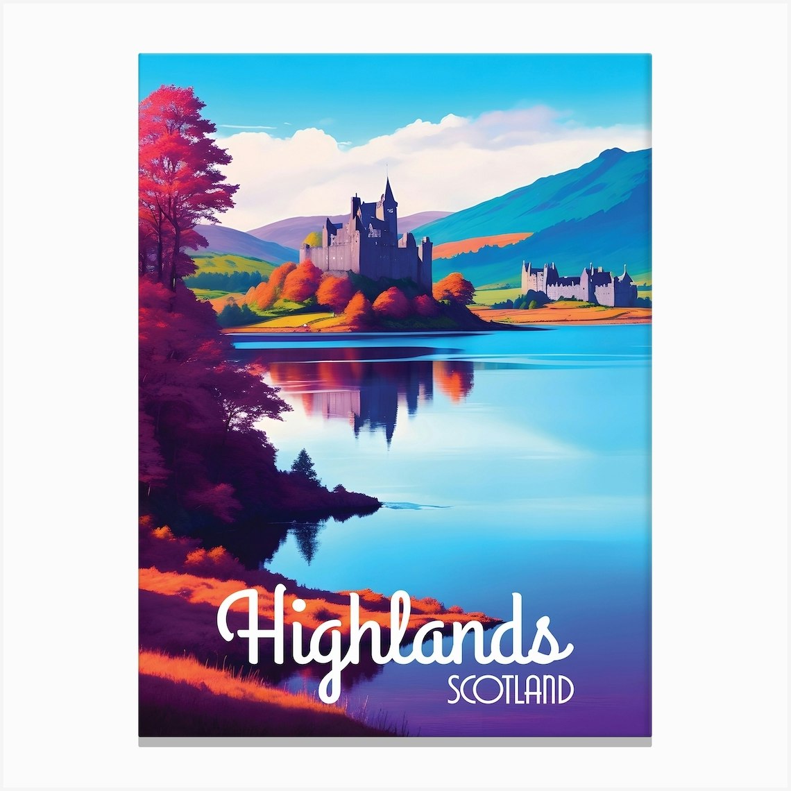 Scotland 1 Canvas Print by Charnwood Prints