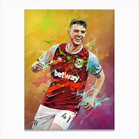 Declan Rice 2 Canvas Print