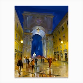 Rua Augusta Arch, Lisbon Canvas Print