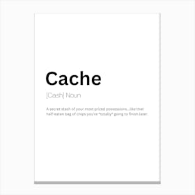 Cache Definition Meaning Toile