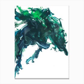 Wolf Abstract Illustration Canvas Print