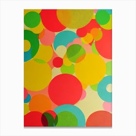 Abstract Round Dots 2  Canvas Print