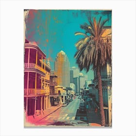 New Orleans Polaroid Inspired 3 Canvas Print