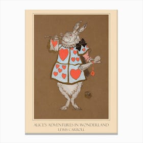 Classic Literature Art - Alice In Wonderland Canvas Print