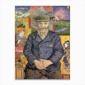 Van Gogh - Portrait Of A Man Canvas Print