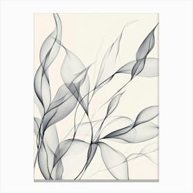 Abstract Leaves Canvas Print 6 Canvas Print