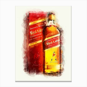 Johnnie Walker Scotch Whiskey 1 Canvas Print