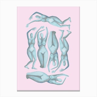 Soma Turquoise Canvas Print
