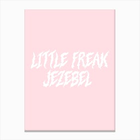 Little Freak Canvas Print