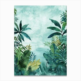 Tropical Background 2 Canvas Print