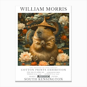 William Morris Exhibition Animals Series 3 Canvas Print