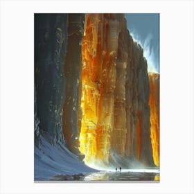 Ice Caves Canvas Print