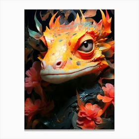 Lizard Head Canvas Print