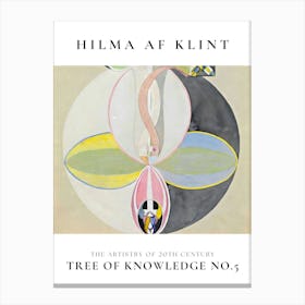 Hilma Af Klint Tree Of Knowledge No 5 Canvas Print