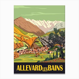 Allevard Les Bains, France Canvas Print