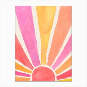Sun Is Sunshine Canvas Print