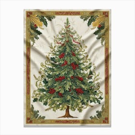 Christmas Tree Tapestry Canvas Print