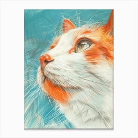 Orange Cat 4 Canvas Print