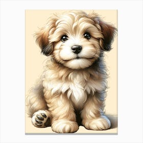 Nursery -Kids Room Adorable Puppy 1 AI Toile