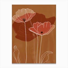 Poppies 149 Canvas Print