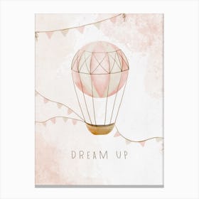 Hair Ballon Print Canvas Print