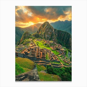 Machu Picchu Canvas Print