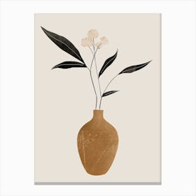Minimal Plant 70 Canvas Print
