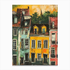 Lisbon Houses 1 Canvas Print