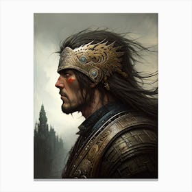 Knight In Armour Canvas Print