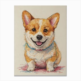 Corgi 2 Canvas Print