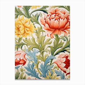 Floral Wallpaper 137 Canvas Print