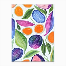 Sweet Potato Marker vegetable Canvas Print