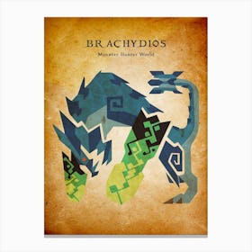 Brachydios Vintage Canvas Print