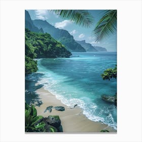 Hawaiian Beach 3 Canvas Print