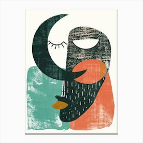 Face Of The Moon Canvas Print