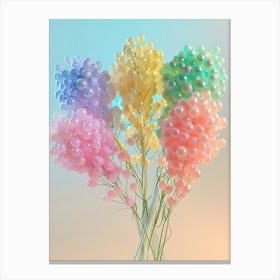 Dreamy Inflatable Flowers Babys Breath 1 Canvas Print