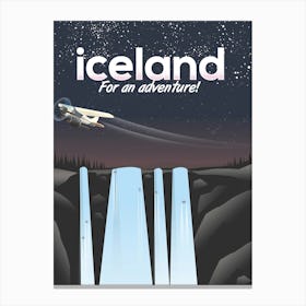 Iceland For An Adventure Canvas Print